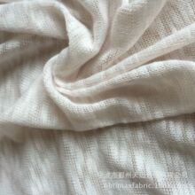 全涤竹节汗布仿亚麻汗布点子竹节面料粗针竹节布