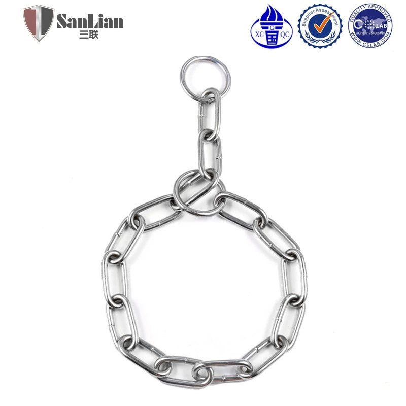 Специальное предложение воротник P цепь Тройная железная цепь двойное кольцо ожерелье высокого качества VIP Тедди Золотистый ретривер