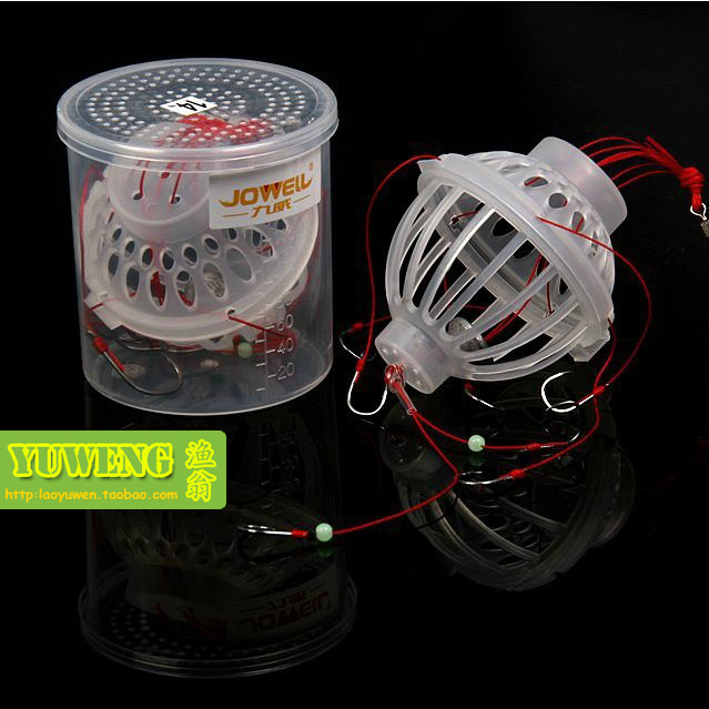 渔翁 手雷熊爪鲢钓组 爆炸钩远投钩盒装1只装水怪水雷笼水鬼鲤鱼