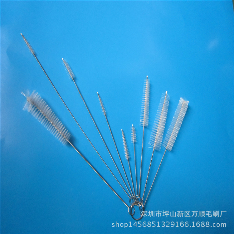 批发不锈钢吸管刷 洗瓶毛刷 家务厨具清洁刷 刷子 试管刷尺寸齐全
