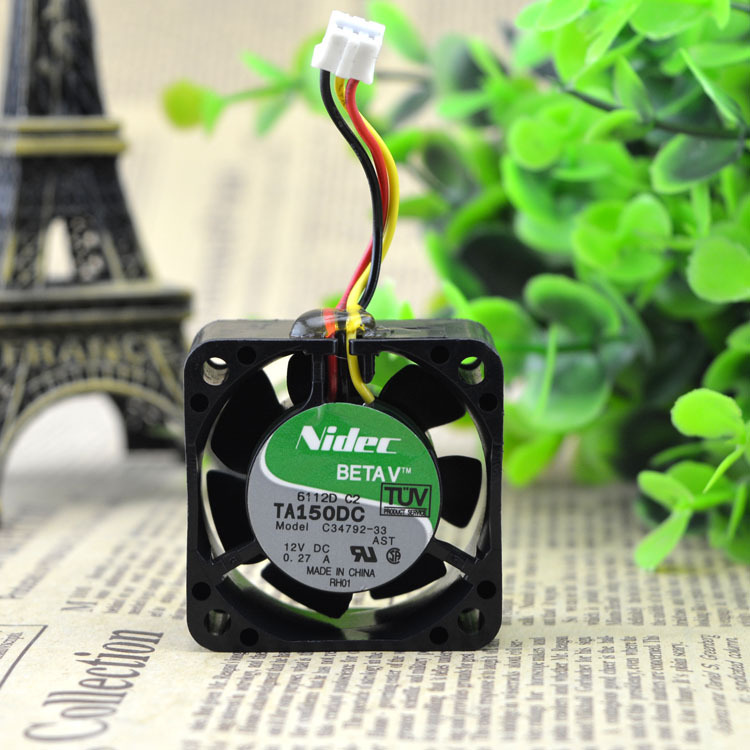正品 Nidec 散热风扇 4CM 4020 12V 0.27A C34792-33 大风量