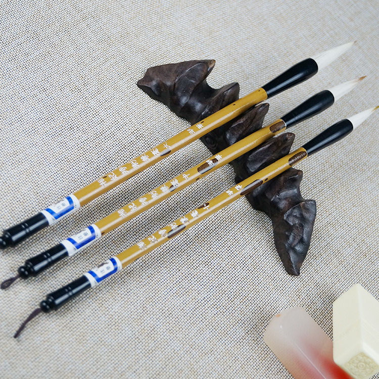 Cepillo de escritura de Ventas de Fábrica Sala literaria cuatro tesoros Xiangfei especial Shangshu caligrafía pluma de escritura de agua al por mayor gran cantidad Congyou