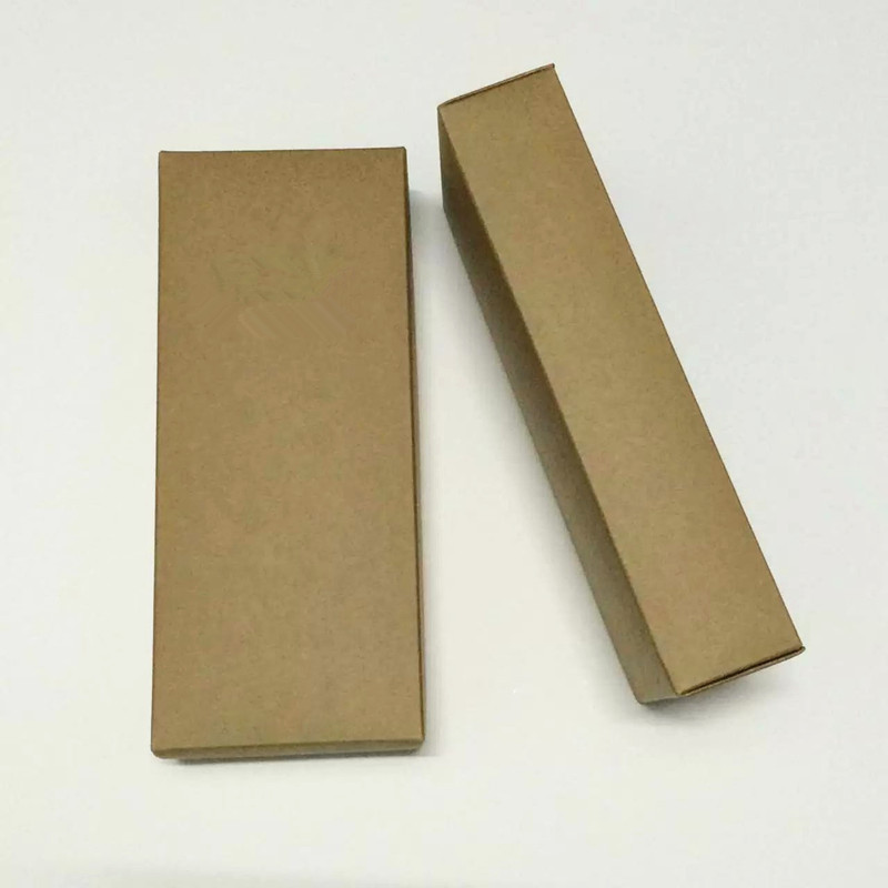 茶叶礼盒牛皮纸空白纸盒袜子内裤包装盒长方形礼品盒现货