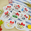 New -shaped cat head plate densely cartoon cute creative plate Meimi Melon tableware snack dish wholesale