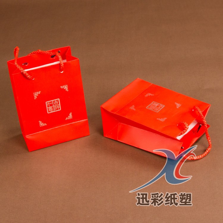 厂家定做纸袋 优质白卡纸服装手提袋包装购物袋定制 免费设计