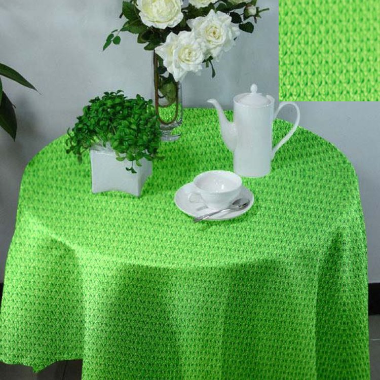 新款菠萝格餐桌布现货纯色涤纶弹力针织布时尚针织面料沙发布料