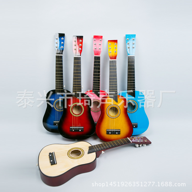 Amazon 21-Inch 23-Inch 25inch 38inch Small Guitar Children's Toy Guitar Six-String Small Guitar Instrument Wholesale