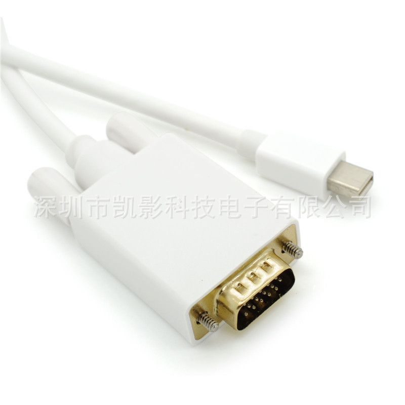 mini DP Male to VGA Male Hd Video Adapter 1080p mini DP to VGA Adapter Cable