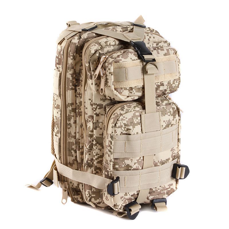 Cross-Border Supply 3P Backpack Military Tactical Camouflage Backpack Outdoor Leisure Small Backpack Hiking Bag