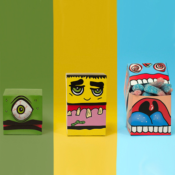 Fixed fruit cartoon carton color film packaging box can fold the…