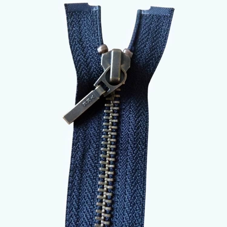 新品ykk5号青古铜开口拉链服装前门襟开尾正品ykk金属铜拉链包邮