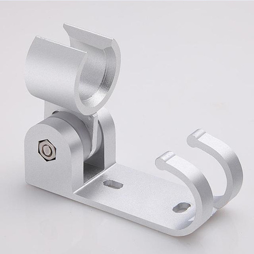 Space aluminum shower base fixed adjustable shower seat shower head hose bracket