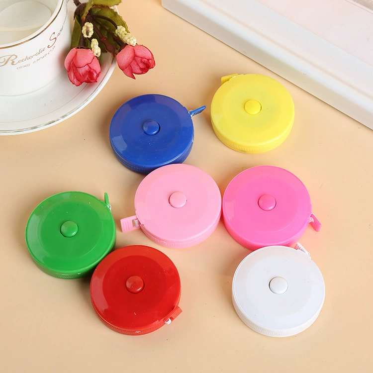 Корейская версия милой линейки цвет пластиковый корпус измерительное пальто линейка три окружности мягкая линейка телескопическая линейка портной маленькая рулетка оптом