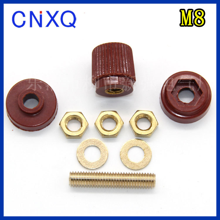 全铜接线柱 555 变压器接线柱 M8 接线端子