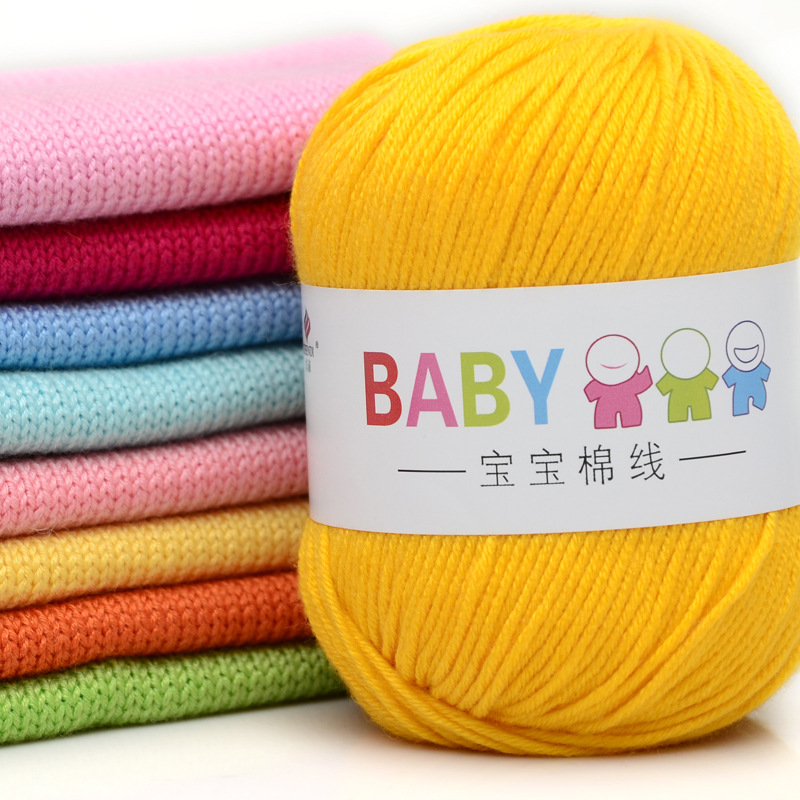 毛线 6股宝宝线蛋白绒芭芘绒宝宝线厂家天猫淘宝专供