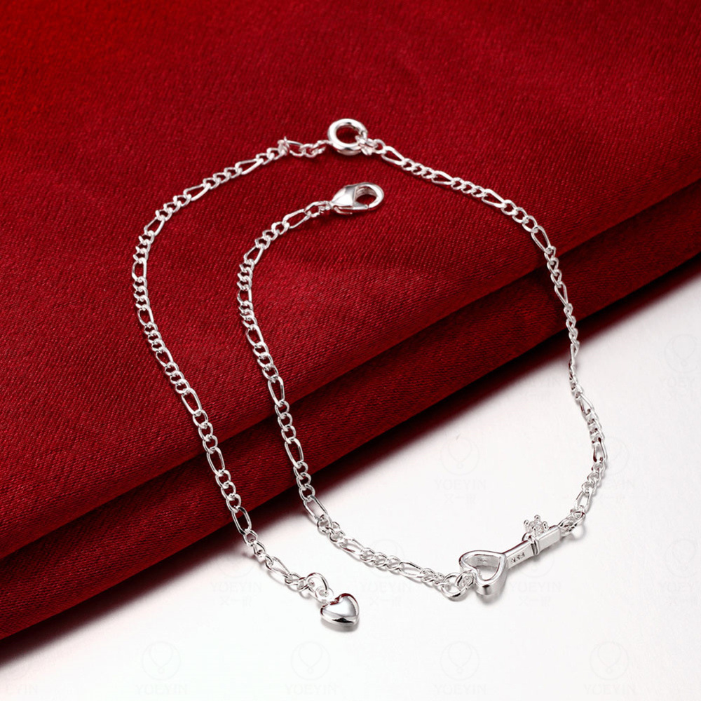 creative ankle bracelet for keys