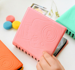 Instant camera 3-inch photo paper photos 68 in insert album with macaron coil album