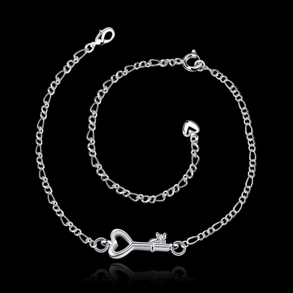 creative ankle bracelet for keys