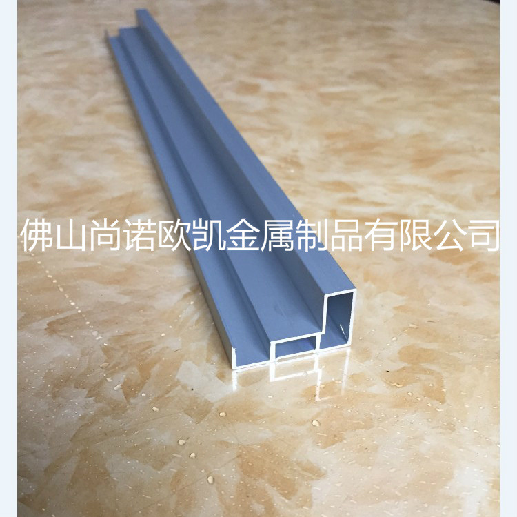 佛山厂家现货供应衣柜铝材 移门铝材 隐边衣柜移门铝材