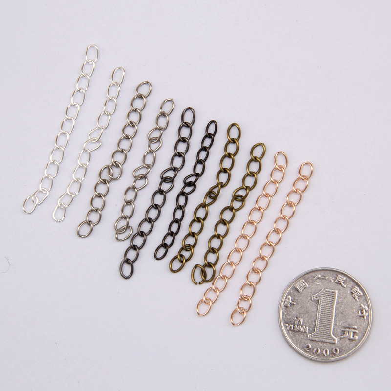 diy饰品配件5cm延长链7cm手工材料项链手链调节加长链饰品尾链