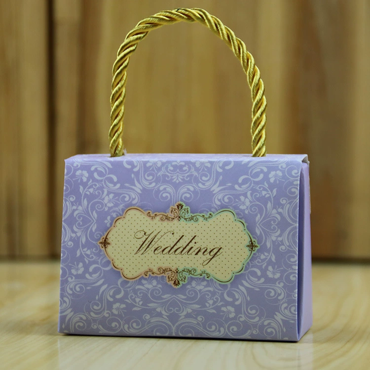 Новая ручная сумка обратно Подарочная сумка Подарочная коробка конфет творческая Персонализированная Коробка Конфет Европейская коробка конфет