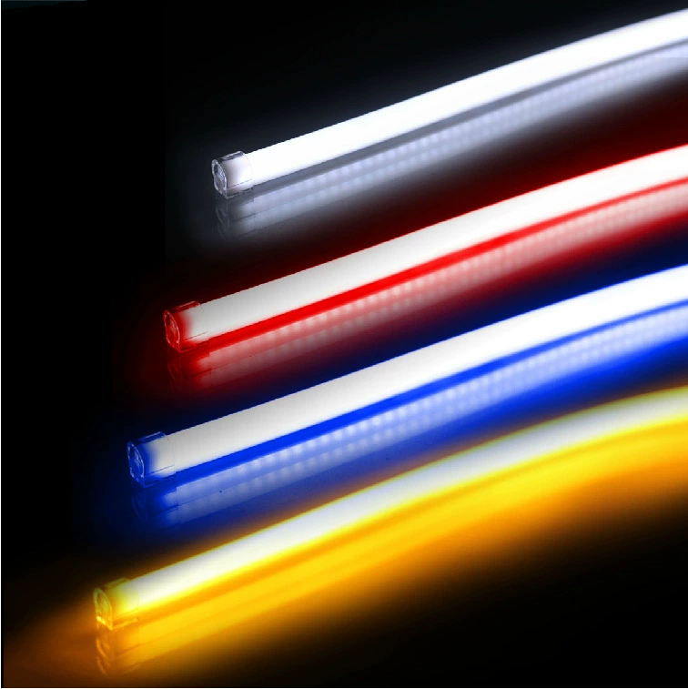 Трансграничная горячая Распродажа автомобилей Яркий Светодиодный дневной ходовой свет световод Бар слезоточивый свет для глаз мягкий свет бар двойной цвет поворот свет для бровей оптом