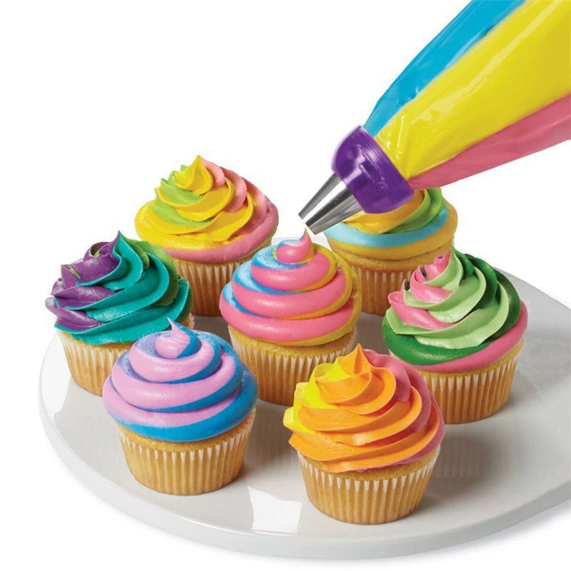 Русский конвертер кончик для piping bag три цвета средний факел торт