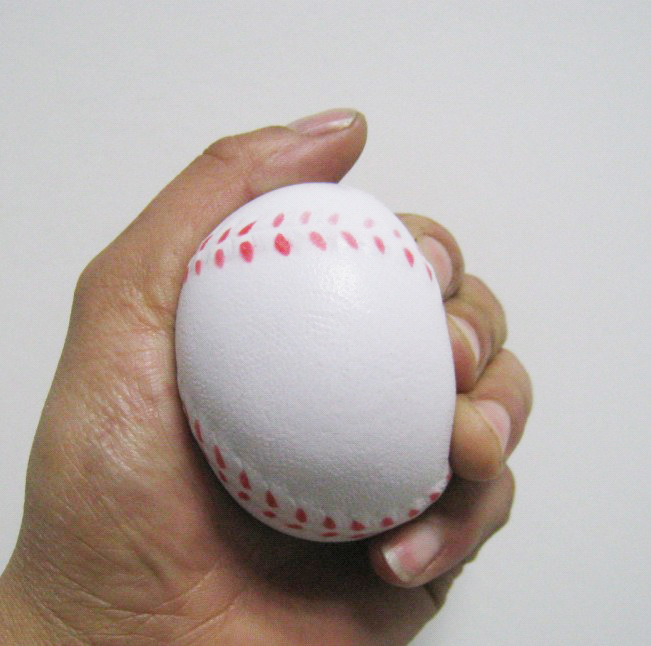 Un gran número de en stock de béisbol suave de LA PU de espuma de esponja sólida pelota elástica de béisbol de LA PU Espuma de softbol estudiante de béisbol