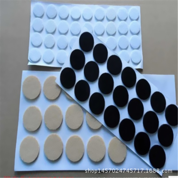 黑色背胶硅胶防滑垫 橡胶垫圈冲型黑色背胶橡胶防滑垫厂家