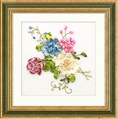 Bordado a mano DIY cinta bordado colgante pintura principiante bordado punto de cruz sala de estar pintura decorativa Lu bordado niños pequeña pintura colgante