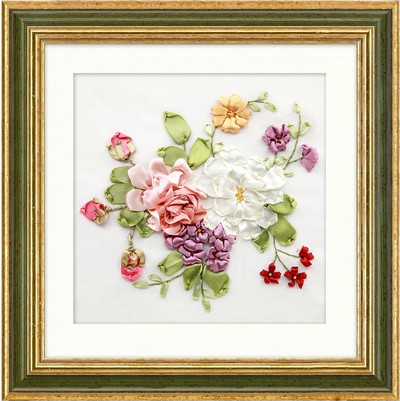 Bordado a mano DIY cinta bordado colgante pintura principiante bordado punto de cruz sala de estar pintura decorativa Lu bordado niños pequeña pintura colgante