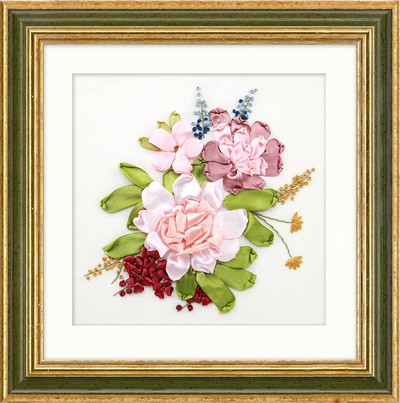 Bordado a mano DIY cinta bordado colgante pintura principiante bordado punto de cruz sala de estar pintura decorativa Lu bordado niños pequeña pintura colgante