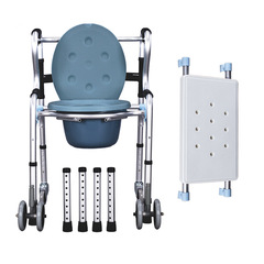 Aluminum alloy toilet chair for the elderly, Yade disabled toilet, pregnant woman toilet, massageable medical device