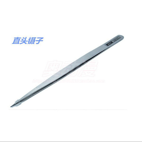 Stainless Steel Tweezers Straight Elbow Tweezers Nail Art Tools Mobile Phone Repair Pindou Handmade DIY Toy Accessories
