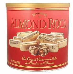 美国 Almond Roca 乐家杏仁糖 822g 桶装 糖果巧克力 改4个装-阿里巴巴