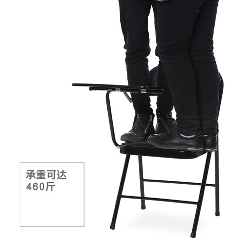 Office folding chair reporter chair with table board writing board business meeting chair computer chair back training chair wholesale