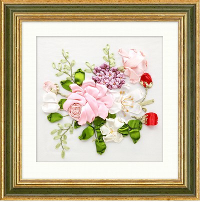 Bordado a mano DIY cinta bordado colgante pintura principiante bordado punto de cruz sala de estar pintura decorativa Lu bordado niños pequeña pintura colgante