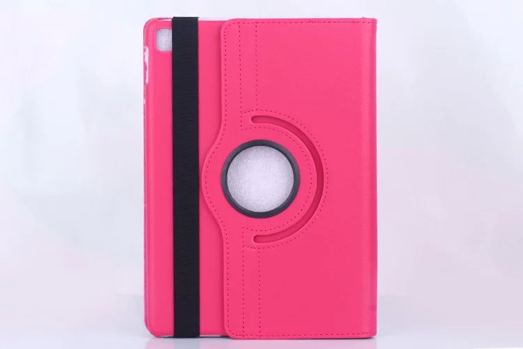 Funda protectora para panel plano ipadpro11 air6 patrón de lichi para iPad 9.7 funda de cuero giratoria 10.2 funda protectora