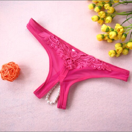Night Spring Breeze Women's Sexy Underwear Panties Passionate Semi-Hollow Soft Lace T-string N15