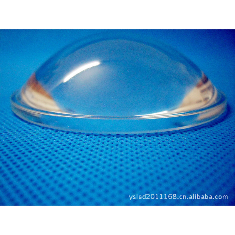 内凹78透镜 大功率摩托车透镜 高透光调焦玻璃透镜