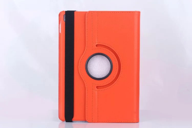 Funda protectora para panel plano ipadpro11 air6 patrón de lichi para iPad 9.7 funda de cuero giratoria 10.2 funda protectora