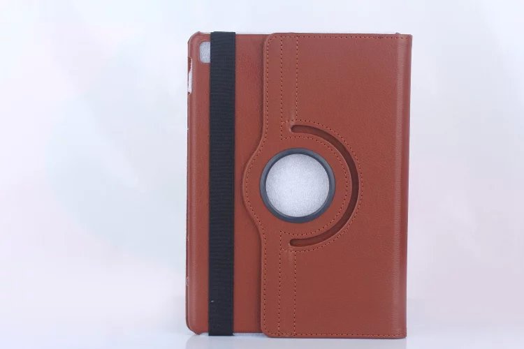 Funda protectora para panel plano ipadpro11 air6 patrón de lichi para iPad 9.7 funda de cuero giratoria 10.2 funda protectora