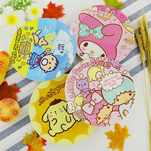 New creative cartoon tableware melamine dishes fruit platter snack plate 8 inch round dish daily necessities wholesale