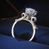 Platinum wedding ring, diamond