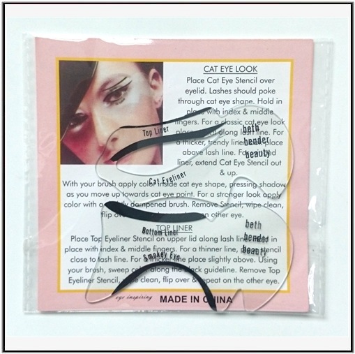 [新款中东流行美妆化妆卡 画猫眼 眼线卡eyeliner stencil]