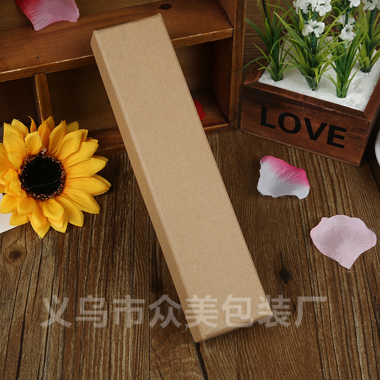 复古牛皮纸手链手串耳坠礼品盒天地盖首饰包装纸盒厂家批发珠宝