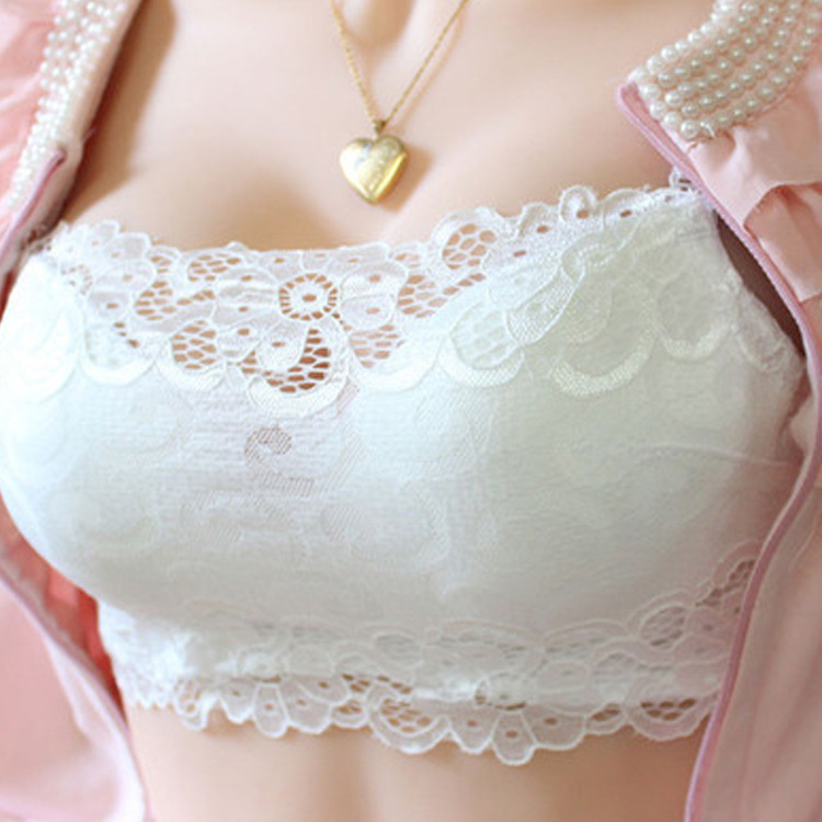 Essential Oil Water Bag, Comfortable Girly Tube Top Bra, Anti-Exposure Lace Taobao Tmall Popular Small Breast Bra