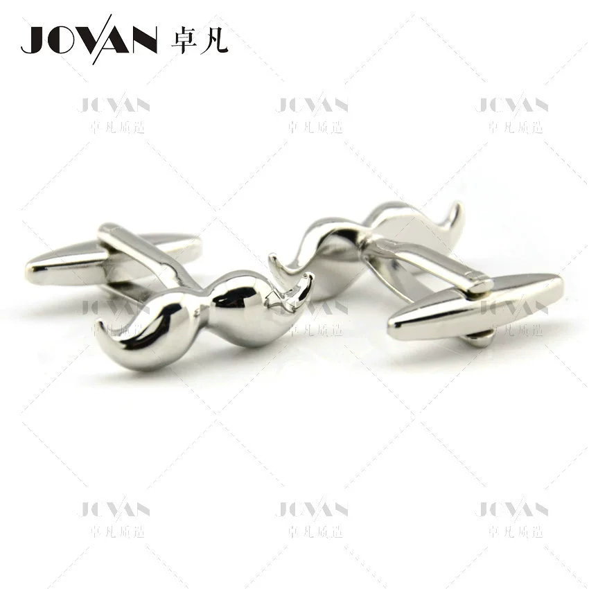 卓凡JOVAN Mustache cufflinks, джентльменские запонки, оптом креативные стильные запонки, заводской опт