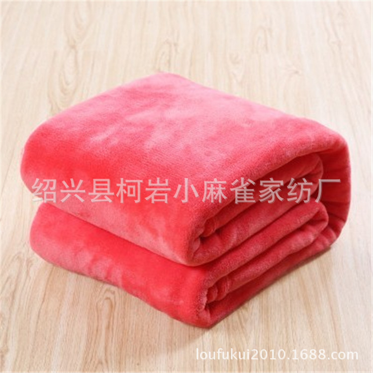 现货批发素色法兰绒 云貂绒 水貂绒面料及成品