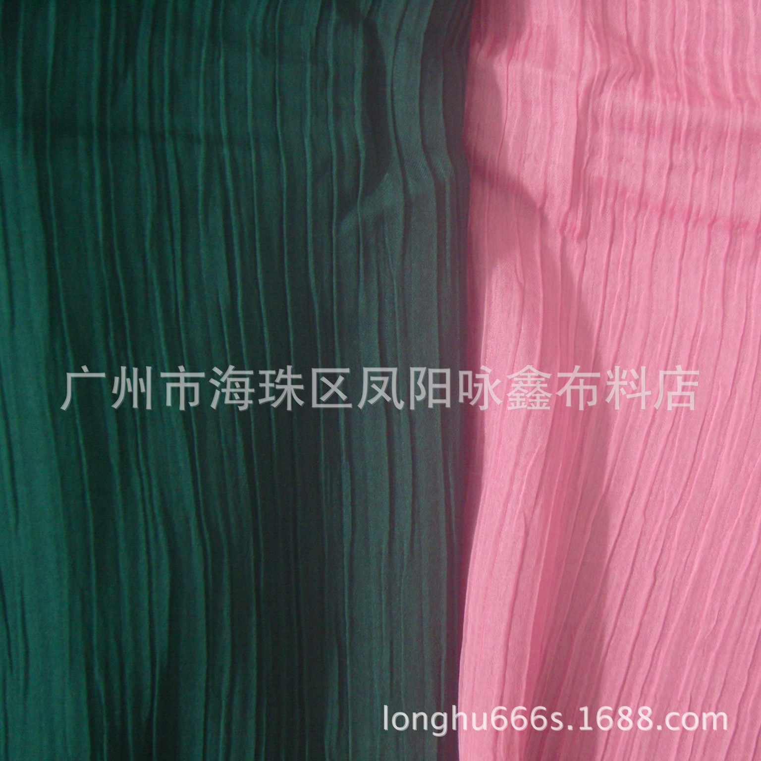 现货供应 双层雪纺皱 雪纺皱面料 女装时装皱布